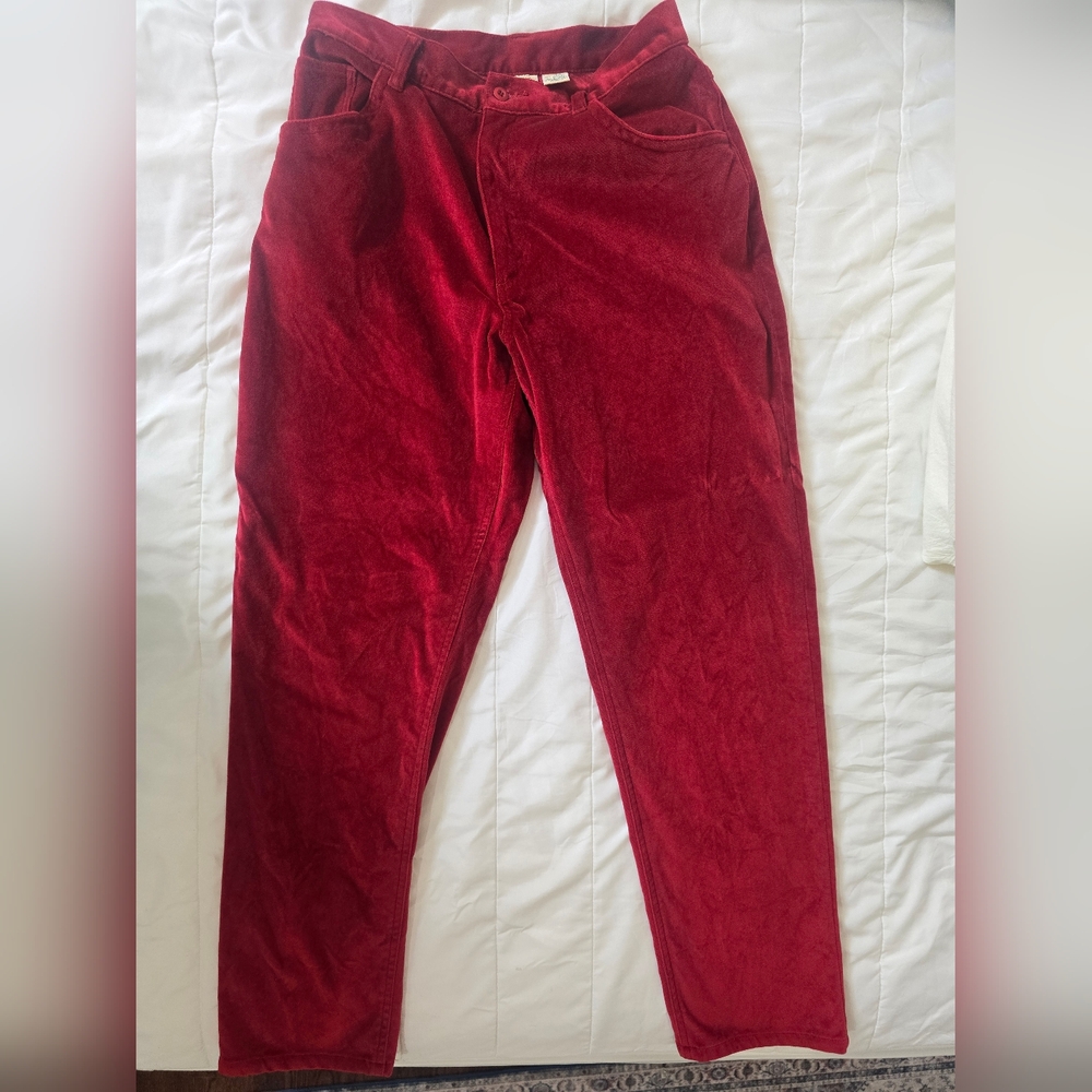 Vintage St. John's Bay‎ Rich Red Pants Size 12